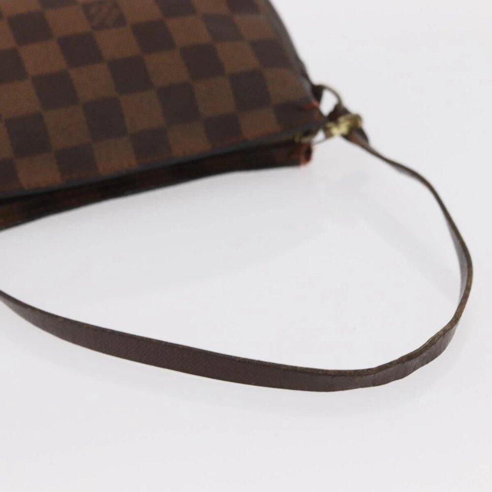 LOUIS VUITTON Damier Ebene Trousse Makeup Pouch N51982 LV Auth 156698 - Picture 8 of 15